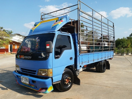 ขาย6ล้อNPR130โบว์ ปี47ยาว5เมตร แชชซีสวยเครื่องเดิม คอกสูง