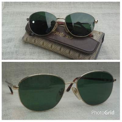 แว่นตาที่สุดแห่งที่สุดของแบรนด์เนมฝรั่งเศส ยุค &#039;90s เก่าเก็บ ! ใหม่กริ๊บ ! Vintage YVES SAINT L