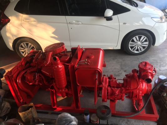 ขายปั้มน้ำแรงดันสูง ปั้มดับเพลิง พร้อมใช้งาน ครับ ร้านสมชายบ้านบ่อ