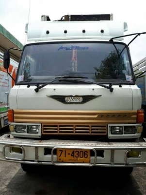 ขาย 450,000 รถสิบล้อตู้เย็น HINO FL176 เครื่องดี เกียร์ดี หัวบาง ยางดี คัชซีสวย เอกสารเล่มทะเบียนพร้อมโอน รถอยู่ กทม. 090-772-3710 090-772-3708