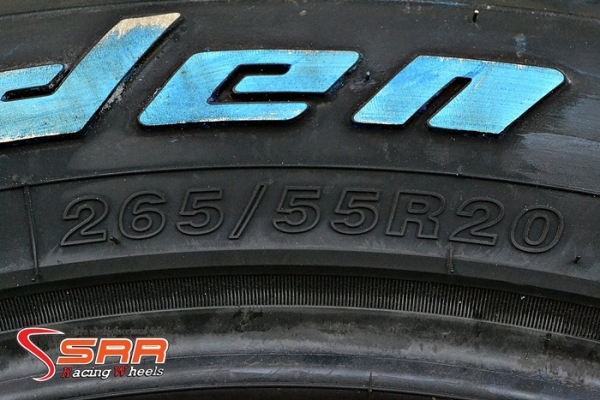 MONSTER TIRES AT-2 265/55R20 ยางปี18 ตัวหนังสือขาว