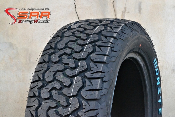 MONSTER TIRES AT-2 265/55R20 ยางปี18 ตัวหนังสือขาว MONSTER TIRES AT-2 265/55R20 ยางปี18 ตัวหนังสือขาว