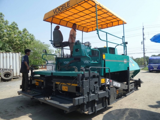 รถปูยาง VOGELE แทรคเหล็กปูใด้6เมตร เอกสารเล่มทะเบียน พร้อมใช้งาน รถปูยาง VOGELE แทรคเหล็กปูใด้6เมตร เอกสารเล่มทะเบียน พร้อมใช้งาน