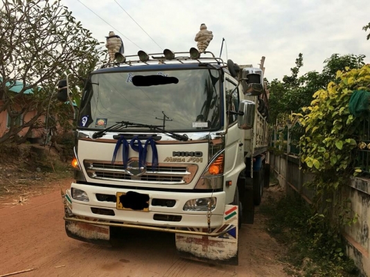 ขาย HINO 260 พ่วงแม่ลูก กระบะเหล็ก รถปี 47