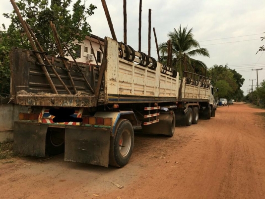 ขาย HINO 260 พ่วงแม่ลูก กระบะเหล็ก รถปี 47