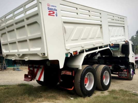 Hino mega เครื่อง 220 แรง ปี 47 แม่เดี่ยวดัมพ์สามมิตร มีระบบ ยางดี พร้อมใช้งาน ทะเบียนพร้อม