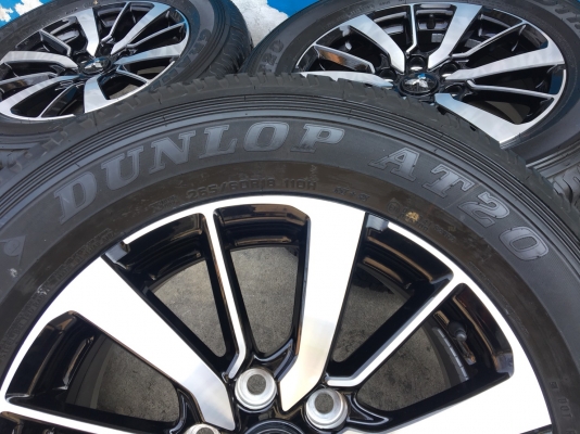 แม็กป้ายแดง Mitsu All New Pajero Sport ตัวท๊อป ขอบ 18 พร้อมยางป้ายแดง 265-60-18 ปี 17 เส้นสียังอยู่