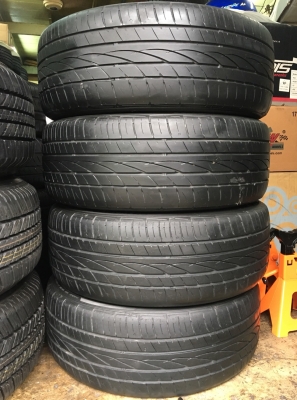 ล้อแม็ก LENSO SAMURAI ขอบ 17 สีดำหน้าเงา พร้อมยาง 215-50-17 ปลายปี 14