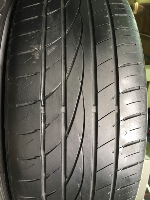 ล้อแม็ก LENSO SAMURAI ขอบ 17 สีดำหน้าเงา พร้อมยาง 215-50-17 ปลายปี 14