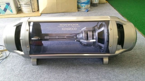subbass ทรงแคปซูล kenwood sw201x ตัวtop รีโมทครบ  ตัวเดียวจบ