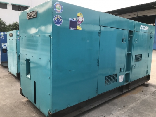 ขายเครื่องปั่นไฟ DENYO DCA220SPMII นำเข้าจากญี่ปุ่น ติดต่อ ใหม่ 089-7945153