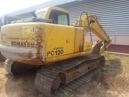 ขายด่วนครับ รถแบคโฮ Komatsu 120 รุ่น6 รถสวยพร้อมใช้งานครับ