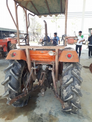 รถไถมือ2 L2402 พร้อม โรตารี่ เครื่อง3สูบ เพลาเดียว