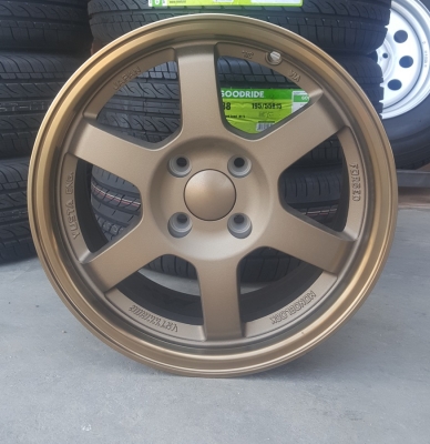 ล้อใหม่ขอบ15 4รู100TE37*RE30*Rpf1 พร้อมยางใหม่