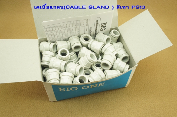 เคเบิ้ลแกลน(Cable Gland ) สีเทา PG13
