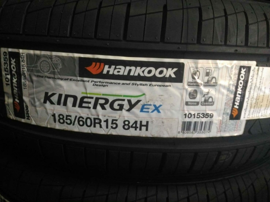 ยางใหม่ Hankook Kinergy H308 185 60 15 ผลิตปี 2017 ยางใหม่ แบรนด์ดัง คุณภาพดี มีรับประกันทุกเส้น ขาย