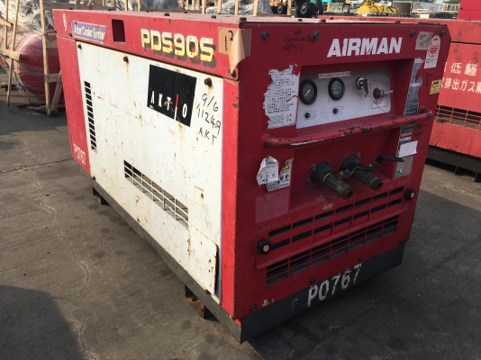 ขายเครื่องลมAirman PDS 90 SC รุ่นใหม่ พร้อมใช้งาน