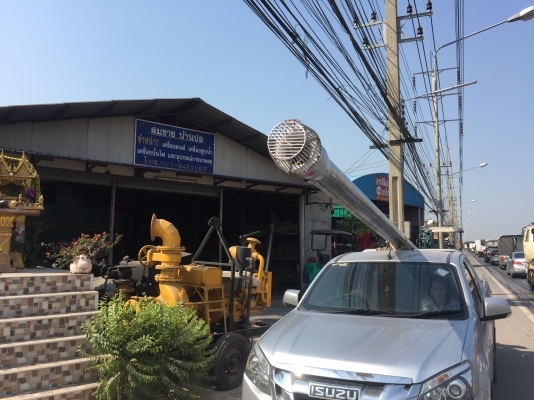 ขายท่อ ขายท่อสูบน้ำขนาด 8 นิ้วแบบมีลากลากเคลื่ เคลื่อนย้ายสะดวก ของใหม่ ของใหม่พร้อมใช้งาน