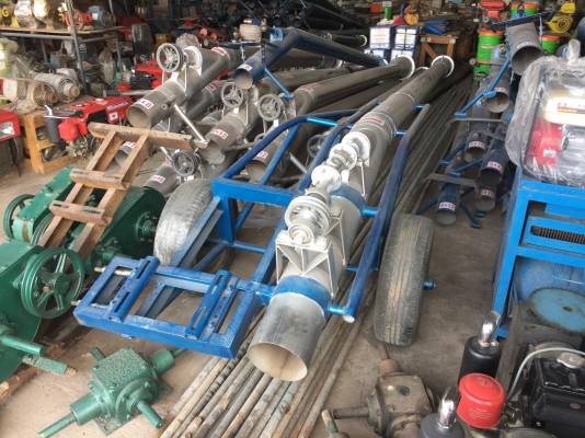 ขายท่อ ขายท่อสูบน้ำขนาด 8 นิ้วแบบมีลากลากเคลื่ เคลื่อนย้ายสะดวก ของใหม่ ของใหม่พร้อมใช้งาน