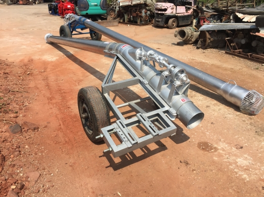 ขายท่อ ขายท่อสูบน้ำขนาด 8 นิ้วแบบมีลากลากเคลื่ เคลื่อนย้ายสะดวก ของใหม่ ของใหม่พร้อมใช้งาน