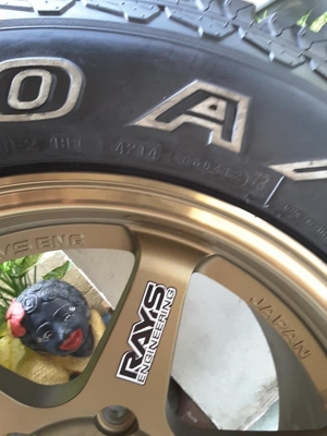 ล้อ TE37 + ยางใหม่ Maxxis AT 265-65-17 สวยๆ 1วง ล้อ TE37 + ยางใหม่ Maxxis AT 265-65-17 สวยๆ 1วง