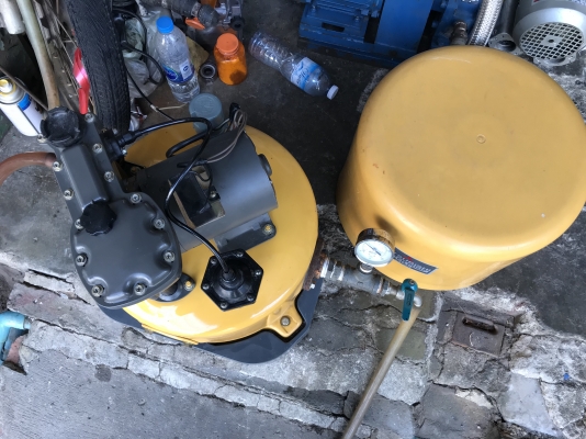 ขายปั้มน้ำอัตโนมัติ Mitsubishi 150W รุ่นถังใหญ่ สภาพสวย เดิมๆ หมุนนิ่ม ตรวจเช็คแรงดันเรียบร้อย ไม่มีรั่วซึม พร้อมใช้งาน ราคา 2,000 บาท