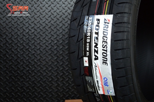 BRIDGESTONE RE003 235/40R18 ยางปี18 ราคาเส้นละ 7,500 บาท BRIDGESTONE RE003 235/40R18 ยางปี18 ราคาเส้นละ 7,500 บาท