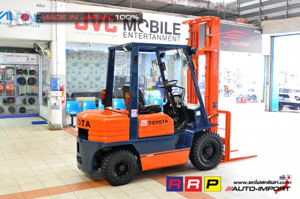 ขายรถโฟล์คลิฟท์มือสอง TOYOTA รุ่น 5FD25-20268 นำเข้าจากประเทศญี่ปุ่น 100\% ไม่เคยใช้งานในไทย ขายรถโฟล์คลิฟท์มือสอง TOYOTA รุ่น 5FD25-20268 นำเข้าจากประเทศญี่ปุ่น 100\% ไม่เคยใช้งานในไทย