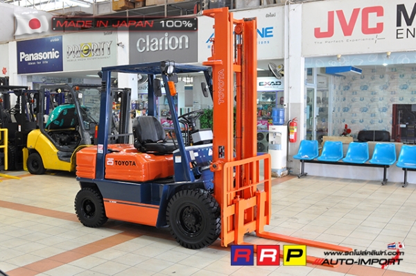 ขายรถโฟล์คลิฟท์มือสอง TOYOTA รุ่น 5FD25-20268 นำเข้าจากประเทศญี่ปุ่น 100\% ไม่เคยใช้งานในไทย ขายรถโฟล์คลิฟท์มือสอง TOYOTA รุ่น 5FD25-20268 นำเข้าจากประเทศญี่ปุ่น 100\% ไม่เคยใช้งานในไทย