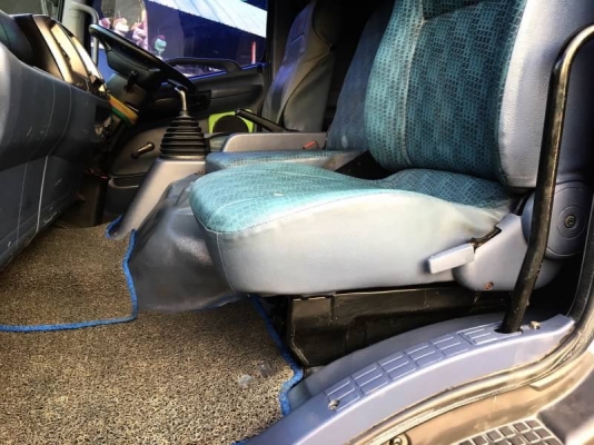 HINO เครื่อง 380 แรง ปี 51 แม่ลูกไม่ดัมพ์กระบะสามมิตร ลูก 3 เพลา ยาว 7 ม. เดิมๆ พร้อมใช้งาน