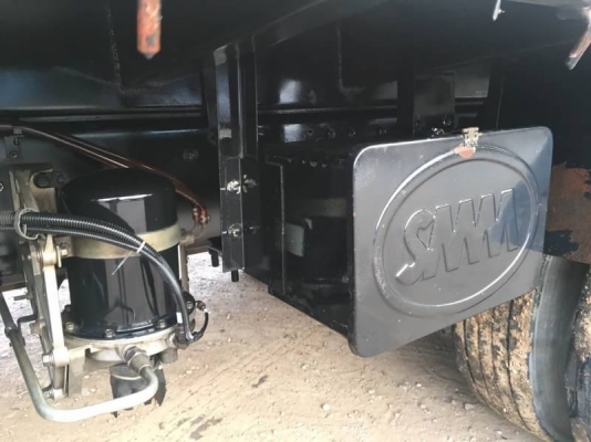 HINO เครื่อง 380 แรง ปี 51 แม่ลูกไม่ดัมพ์กระบะสามมิตร ลูก 3 เพลา ยาว 7 ม. เดิมๆ พร้อมใช้งาน