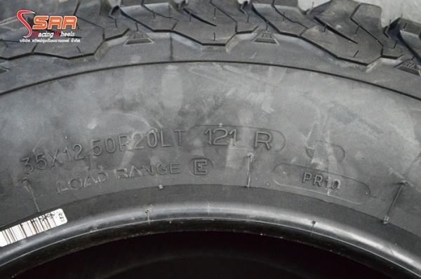 BF GOODRICH KO2 35X12.5R20 ปี17 ตัวหนังสือดำ ราคาพิเศษ