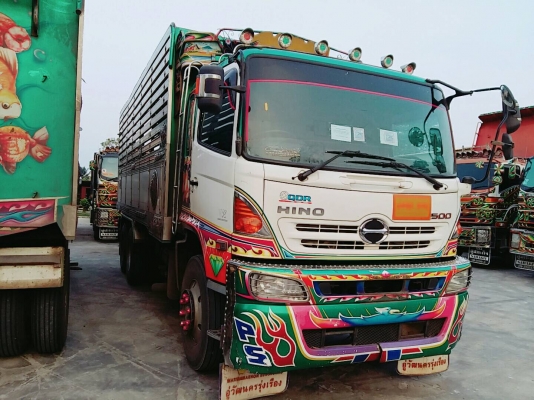Hino 344 แรง ปี 57 แม่ลูกดัมพ์เนียมคอกเกษตร นำ้หนักบรรทุก 29 ตัน #รับประกันสวยๆเดิมๆ พร้อมใช้งาน