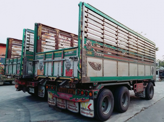 Hino 344 แรง ปี 57 แม่ลูกดัมพ์เนียมคอกเกษตร นำ้หนักบรรทุก 29 ตัน #รับประกันสวยๆเดิมๆ พร้อมใช้งาน