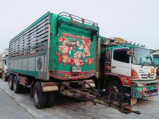 Hino 344 แรง ปี 57 แม่ลูกดัมพ์เนียมคอกเกษตร นำ้หนักบรรทุก 29 ตัน #รับประกันสวยๆเดิมๆ พร้อมใช้งาน