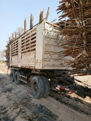 ขาย HINO 344 พ่วงแม่ลูก กระบะเหล็กสามมิตร รถปี 53