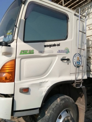 ขาย HINO 344 พ่วงแม่ลูก กระบะเหล็กสามมิตร รถปี 53