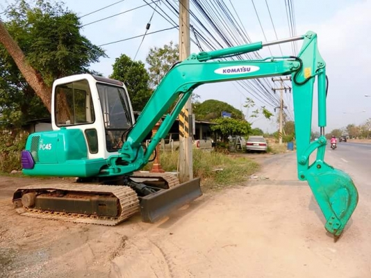 ขายรถขุด ยี่ห้อ:KOMATSU แบบ:PC45-1 รุ่น7 หัวเก๋ง ราคา 590,000 บาท (ราคานี้พร้อมติดแอร์-ติดฟิล์ม-พร้อมข้นย้ายให้) รถเก่านอกแท้ มีเอกสารใบอินวอย รถไม่เคยผ่านการใช้งานในไทย100\% สนใจติดต่อ-สอบถาม-ต่อรองราคา โทร : 099-907-9273 กิ๊ฟ กมลชนก , 099-907-3356 ช่างบั