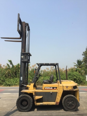 ฟอล์คลิฟต์ 6 ตัน  CATERPILLAR  DP60  รถปี 2003  เครื่องยนต์เซล  S6S   เสายกสูง 6 เมตร  เกียร์ออโต้