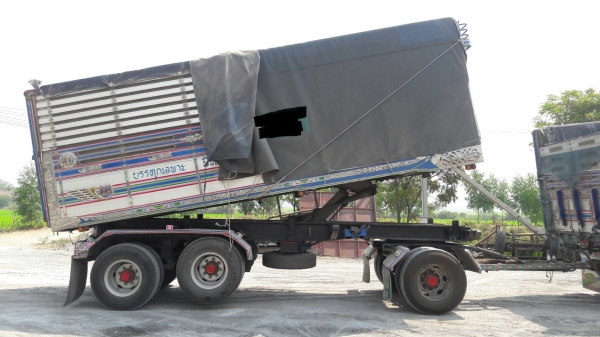 พ่วง 22 ล้อ ISUZU FXZ320 EURO2 ปี 51 แม็กซ์โหลด ไมล์ 5 แสน กระบะมิเนียมคอกเกษตร - ดั้ม ส.สมบัติชุดใหญ่ สวยเดิมบาง ยางดี