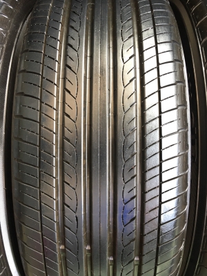 ล้อแม็ก Toyota Alphard (ลาย 7 ก้าน) ขอบ 17 พร้อมยาง Yokohama 215-60-17 ปลายปี 13