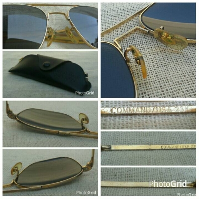 แว่นตาอเมริกันเสืออากาศ ยุค &#039;70s โมเดล &#039;นักบินรบ&#039; อันลือลั่น Vintage COMMAND handmade