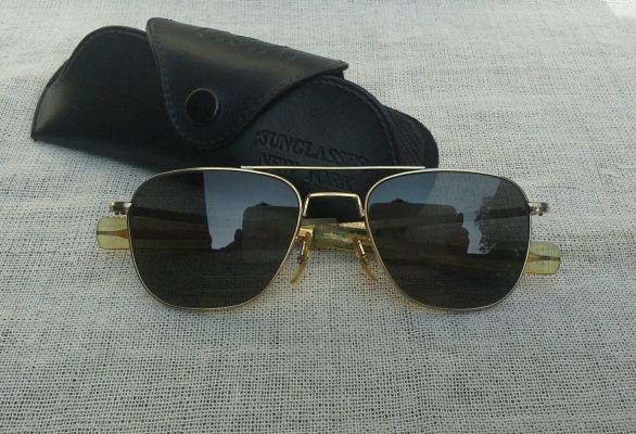 แว่นตาอเมริกันเสืออากาศ ยุค &#039;70s โมเดล &#039;นักบินรบ&#039; อันลือลั่น Vintage COMMAND handmade