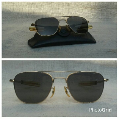 แว่นตาอเมริกันเสืออากาศ ยุค &#039;70s โมเดล &#039;นักบินรบ&#039; อันลือลั่น Vintage COMMAND handmade