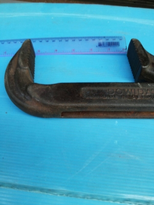 กุญแจจับแป๊บ DOWIDAT 175T 4" made in Germany