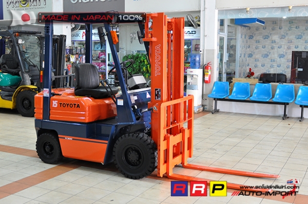 ขายรถโฟล์คลิฟท์มือสอง TOYOTA รุ่น 5FD15-62269 นำเข้าจากประเทศญี่ปุ่น 100\% ไม่เคยใช้งานในไทย ขายรถโฟล์คลิฟท์มือสอง TOYOTA รุ่น 5FD15-62269 นำเข้าจากประเทศญี่ปุ่น 100\% ไม่เคยใช้งานในไทย