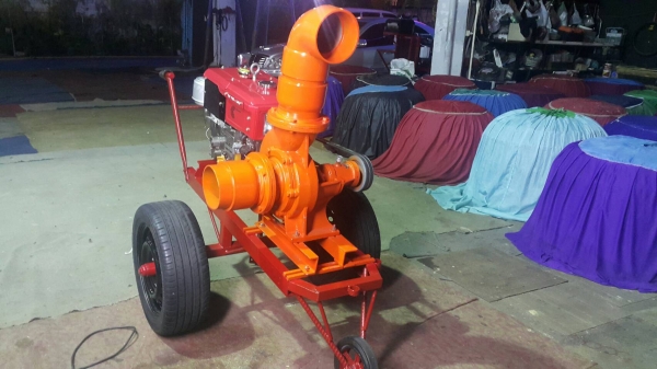 เครื่องสูบนํ้า YANMAR TF 115 -LM/  11.5  แรง พร้อมฐานลากจูงแข็งแรง +หอยโข่งหกนิ้ว