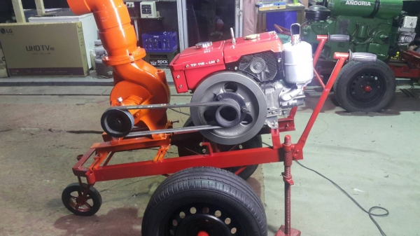 เครื่องสูบนํ้า YANMAR TF 115 -LM/  11.5  แรง พร้อมฐานลากจูงแข็งแรง +หอยโข่งหกนิ้ว