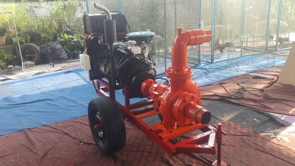 เครื่องสูบนํ้าประกอบใหม่พร้อมใช้งาน เครื่องยนต์ ISUZU C190 DIESEL