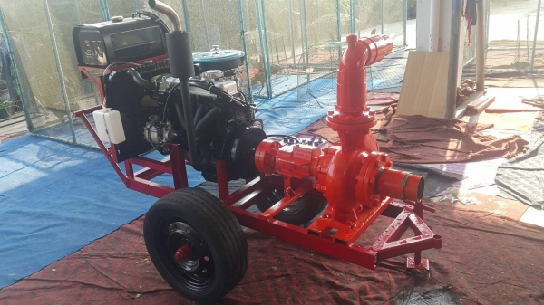 เครื่องสูบนํ้าประกอบใหม่พร้อมใช้งาน เครื่องยนต์ ISUZU C190 DIESEL